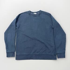 Handvaerd Håndværd Raglan Sweatshirt Men's Small Navy Blue Long Sleeve Crew Neck